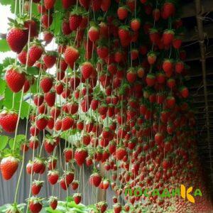 Клубника ампельная Анастасия купить по цене от 370р. в интернет-магазине «Посадика» с доставкой почтой в в Кулебакие и по всей России – [изображение №1].