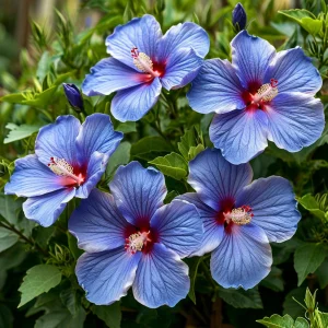 Гибискус садовый Блуминг Квин купить по цене от 259р. в интернет-магазине «Посадика» с доставкой почтой в в Кулебакие и по всей России – [изображение №1].