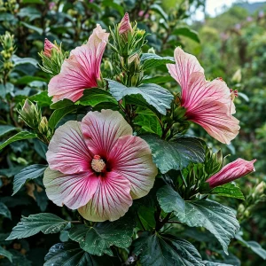 Гибискус Иден Бьюти купить по цене от 460р. в интернет-магазине «Посадика» с доставкой почтой в в Кулебакие и по всей России – [изображение №1].