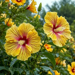 Гибискус Свит Соната купить по цене от 249р. в интернет-магазине «Посадика» с доставкой почтой в в Кулебакие и по всей России – [изображение №1].