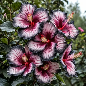 Гибискус садовый Самер Бридж купить по цене от 306р. в интернет-магазине «Посадика» с доставкой почтой в в Кулебакие и по всей России – [изображение №1].